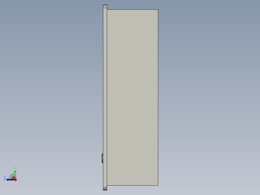 15寸仪器屏HTK-1550PT)-c右视图