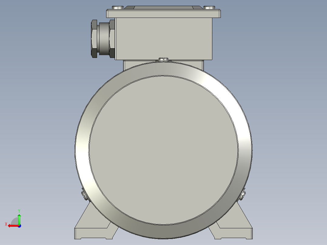 Y80m2-4电机后视图