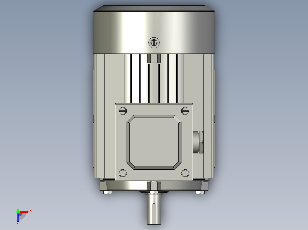 Y80m2-4电机俯视图