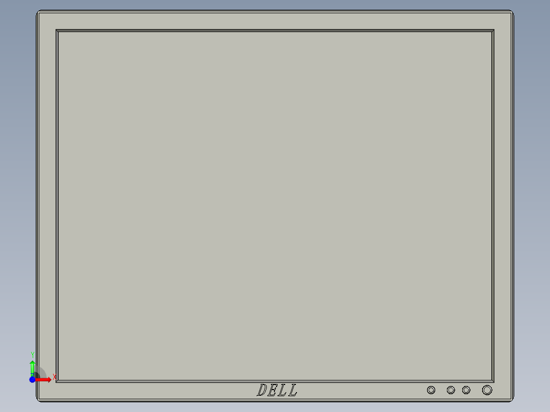 22戴尔显示器E1715SAG1前视图