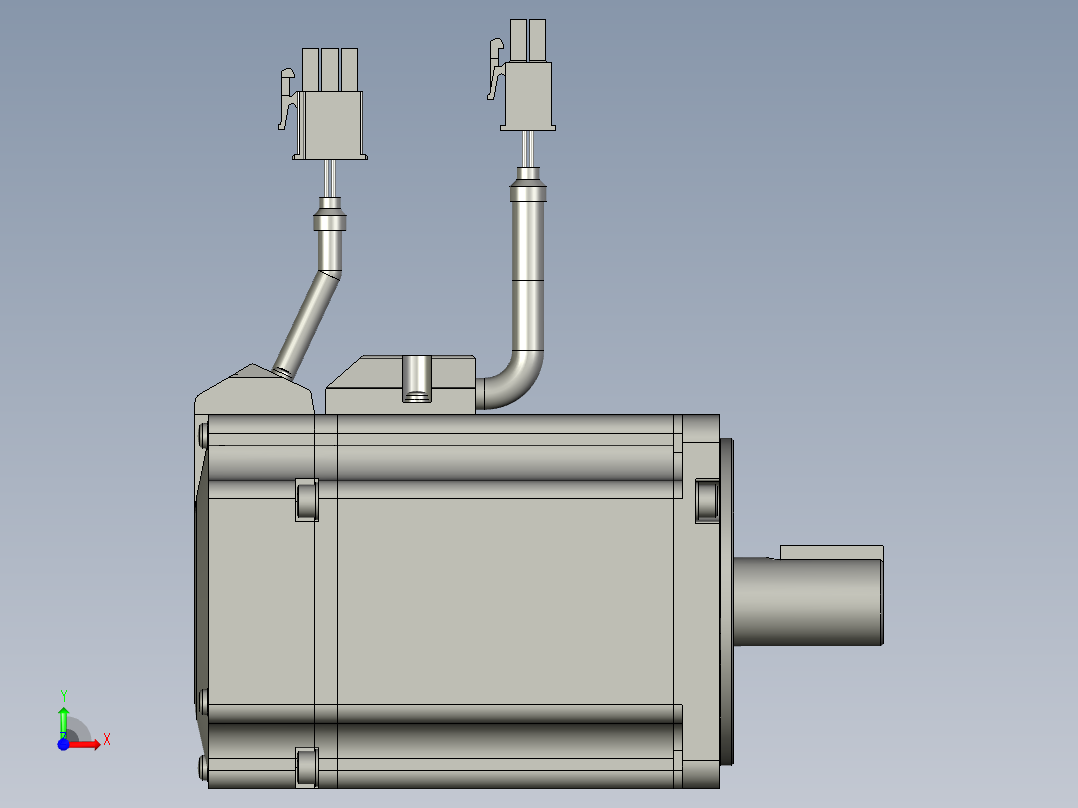 标准件-(750W)MSMF082L1U2前视图