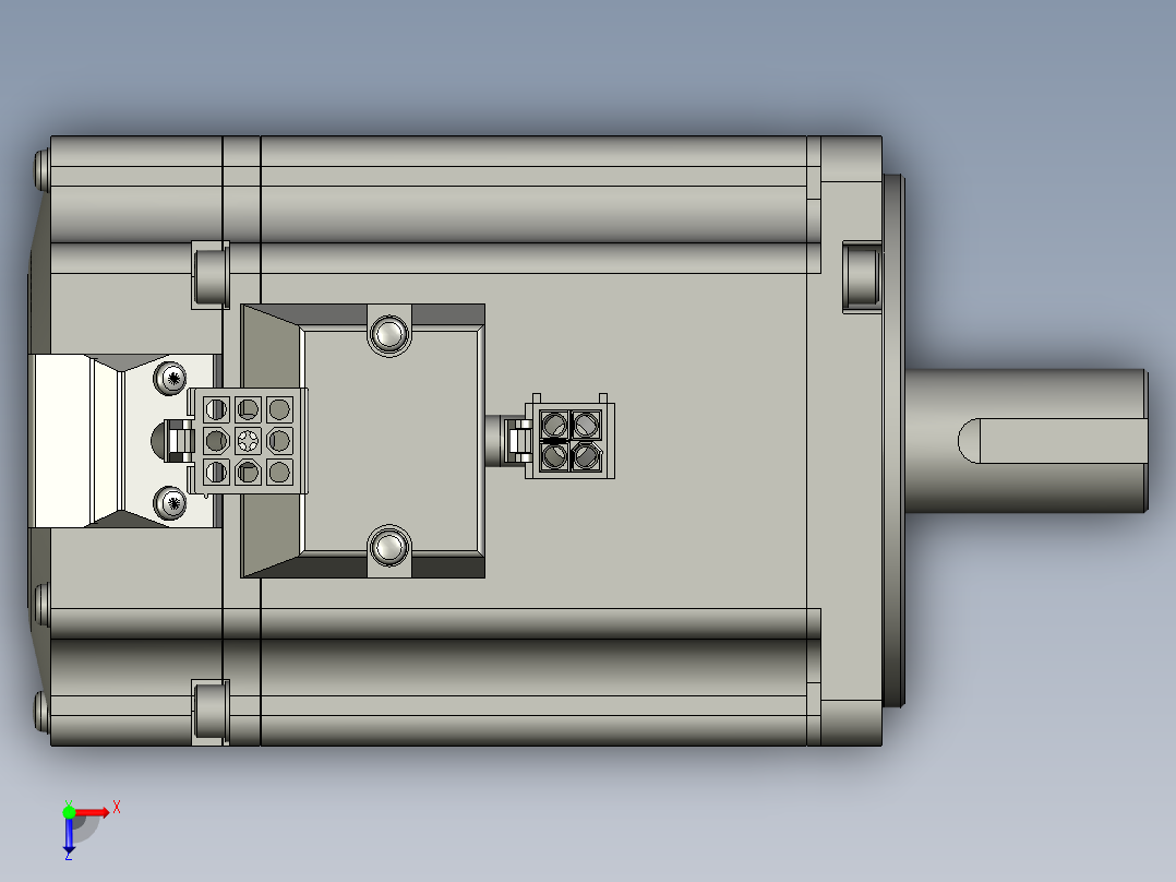 标准件-(750W)MSMF082L1U2俯视图
