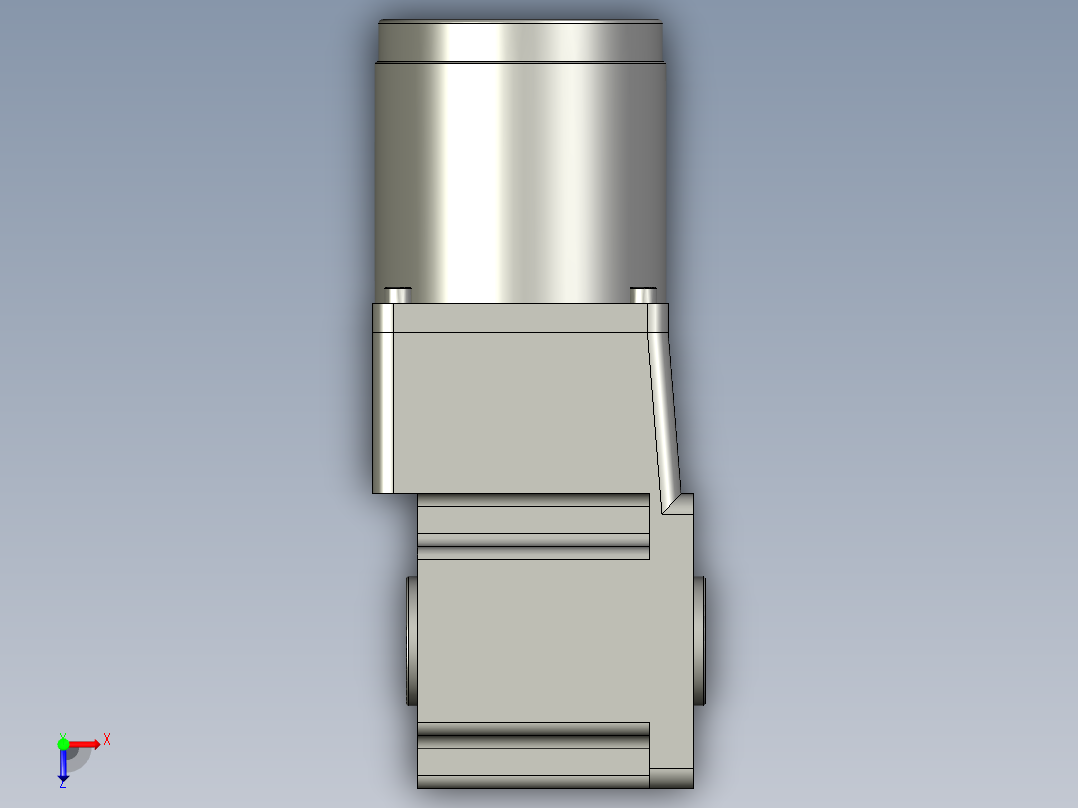 80AC(25W)微型交流齿轴组合型电机80YS25WGV11-80GK3H俯视图