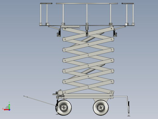 无线遥控登高平台检修作业车后视缩略图