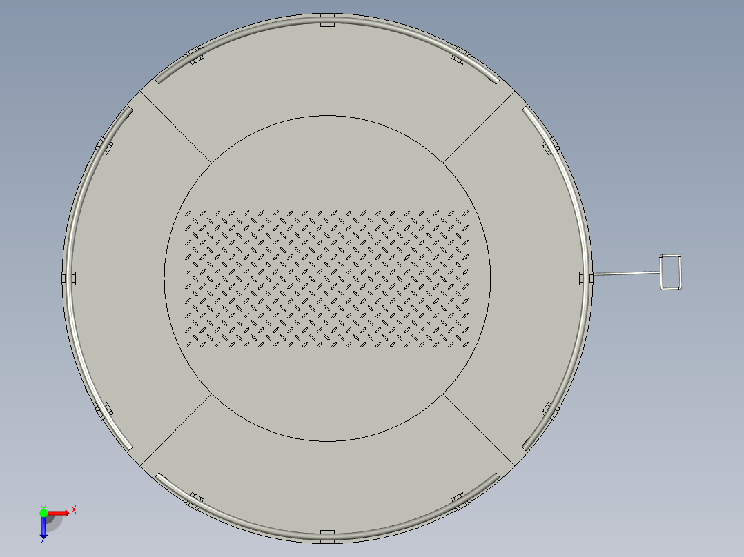 无线遥控登高平台检修作业车俯视图