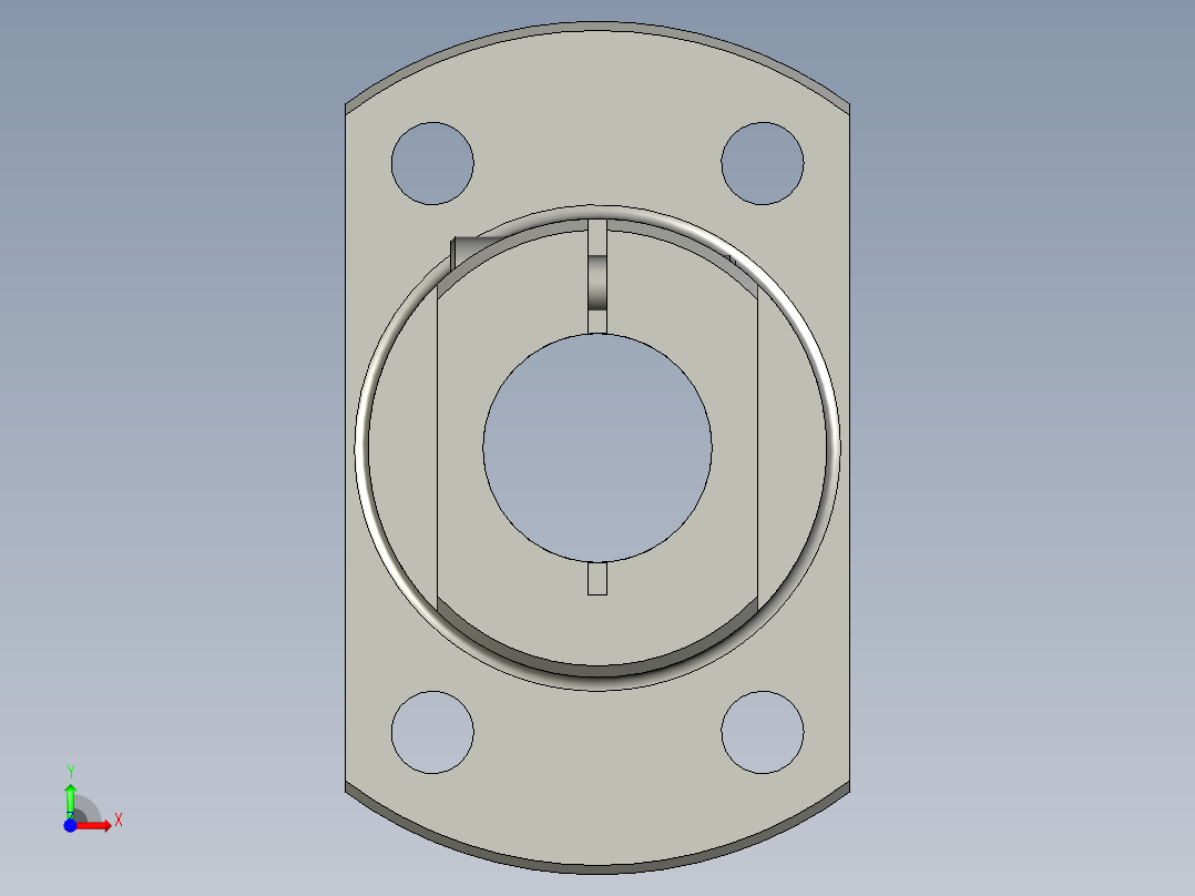 LJ-CJ-00轴底座RBT02-D25怡和达前视图