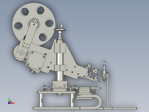 数码电子自动组装生产线设计-M08505-03-000贴标模组-V1前视缩略图
