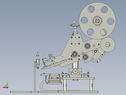 数码电子自动组装生产线设计-M08505-03-000贴标模组-V1后视缩略图