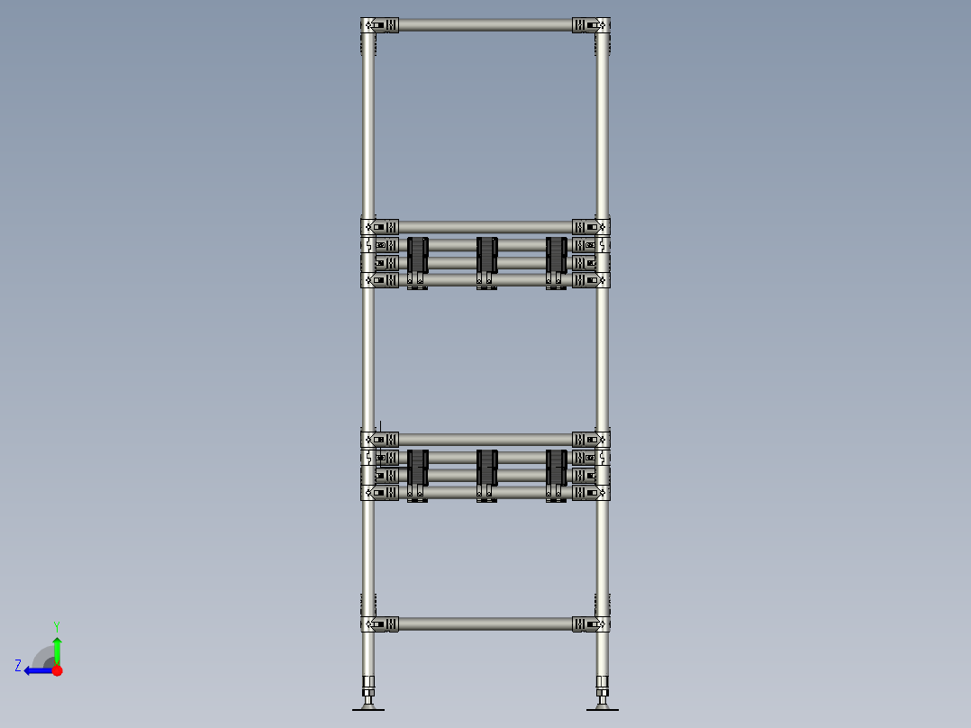 精益管流水线s右视图