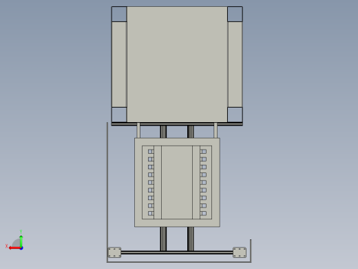 简易的窗帘布料切割装置后视缩略图