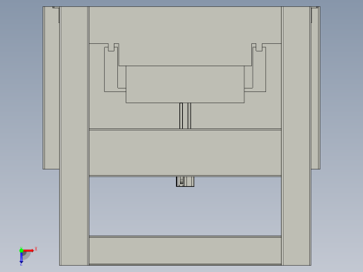 简易的窗帘布料切割装置俯视缩略图