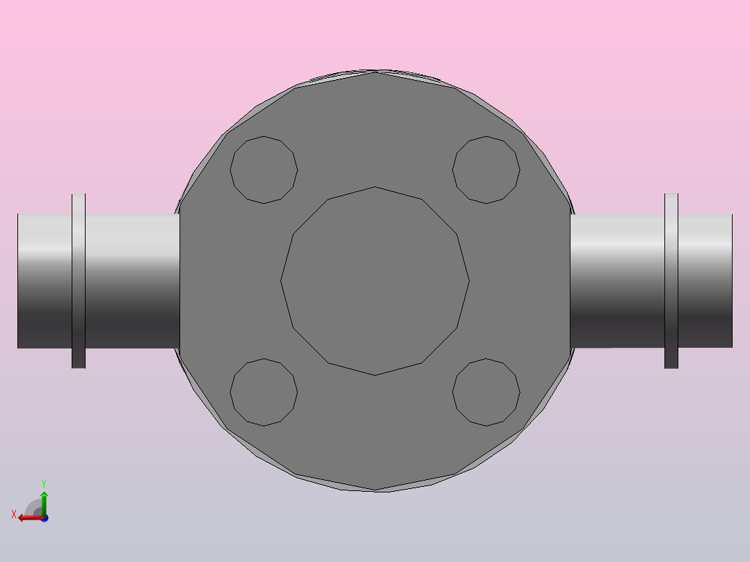 气缸CG1TN25-100后视图