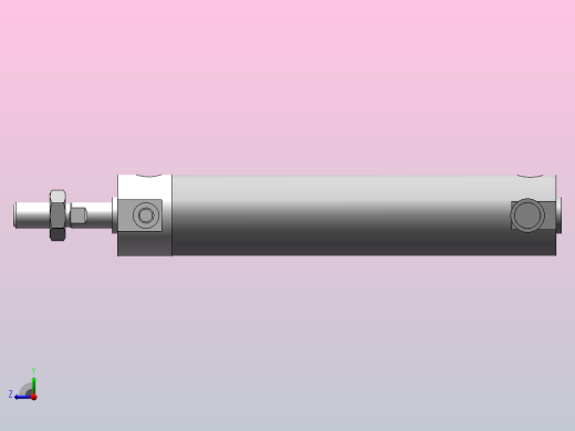 气缸CG1TN25-100右视缩略图