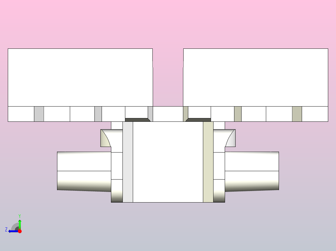 YMTL83X15A-AZ4-C1 83宽A型楔链右视图