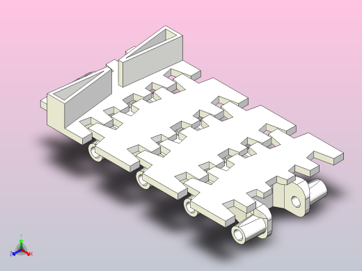 YMTL83X15A-AZ4-C1 83宽A型楔链正等轴测缩略图