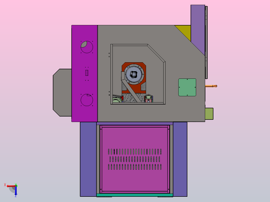 0640数控车床左视图