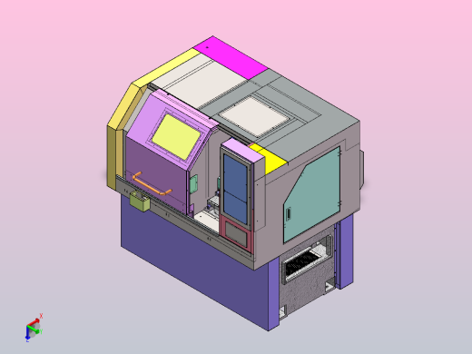 0640数控车床正等轴测缩略图