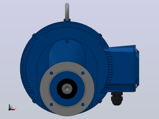RXF67法兰轴伸式安装斜齿轮减速机RX67-Y5.5-4P-132S-M1-0°-Φ160前视缩略图