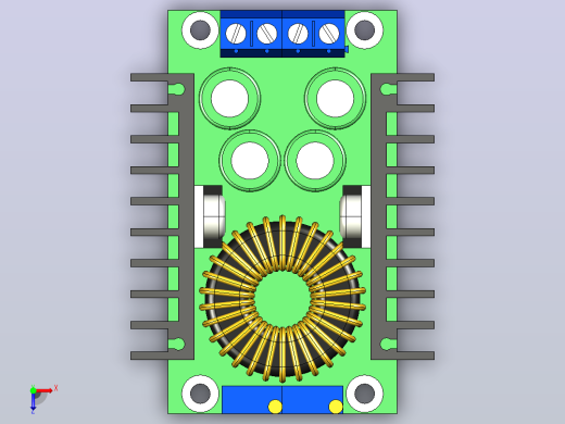 DC-DC CC CV降压转换器降压电源模块7-40V至1-35V 12A俯视缩略图