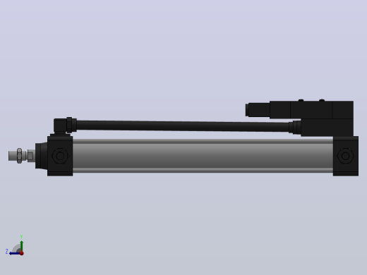 10A-5(V)系列带阀气缸(带阀型通电时推式)[10A-5(V) (Ⅱ) SD 40 B 300 A 5]右视缩略图