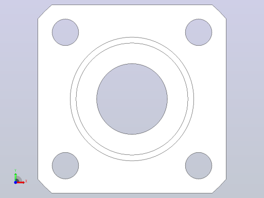 LMK亚洲标准型直线轴承_法兰式[LMK12UU]前视缩略图