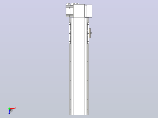 皮带直线轴半封闭可选导轨TPA-HNB-105D-90-L300-LP-Y-P20-N3俯视缩略图