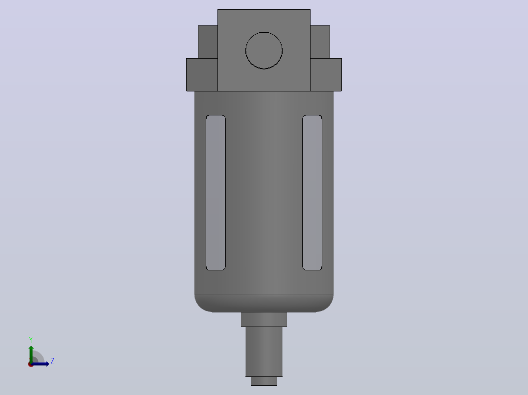 QSLB空气过滤器[QSLB-L8]左视图