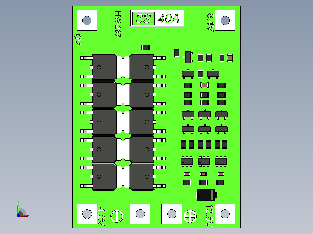 BMS 3S 40A _ HW-287前视图