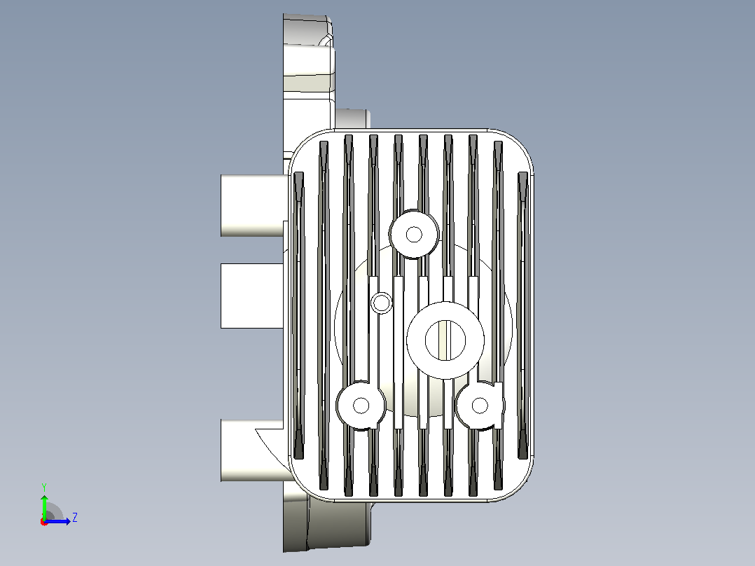 发动机左视图