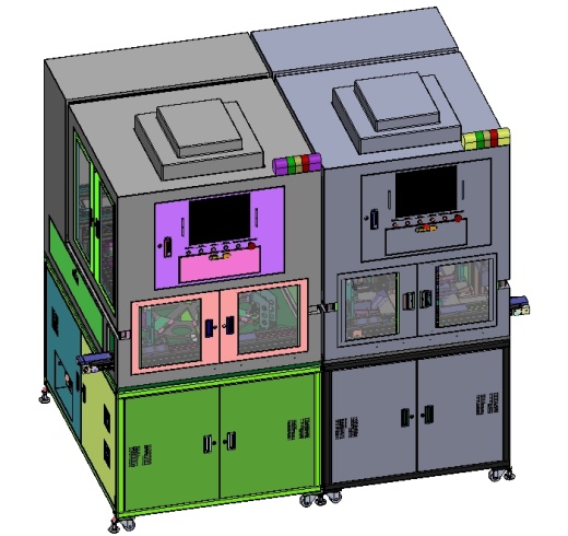 双联机组装贴标机3D图纸 x_t格式缩略图