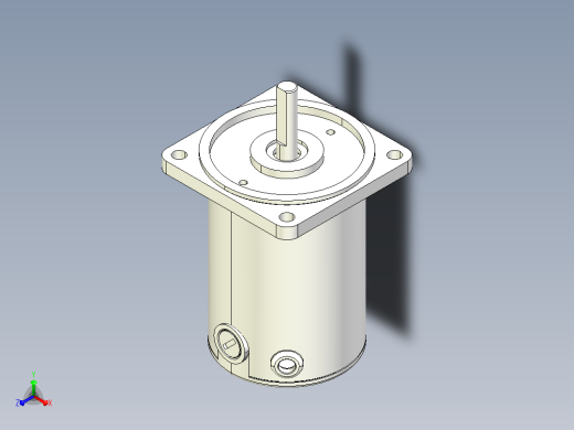 Z3D15W外置77机壳光电机主视缩略图