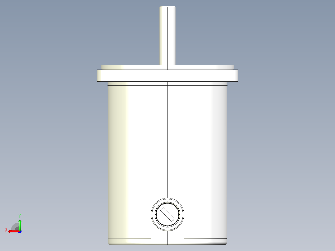 Z3D15W外置77机壳光电机后视图
