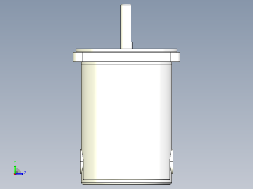 Z3D15W外置77机壳光电机左视缩略图
