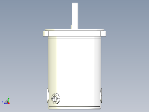 Z3D15W外置77机壳光电机右视缩略图