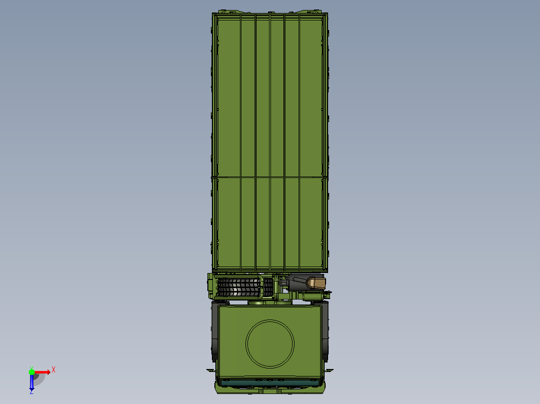 军卡车玩具模型俯视图