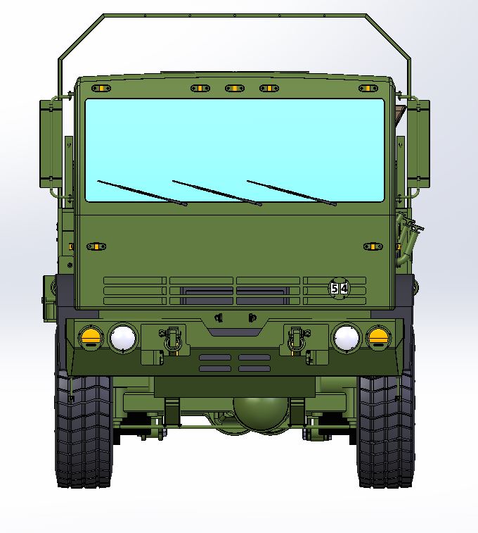 军卡车玩具模型