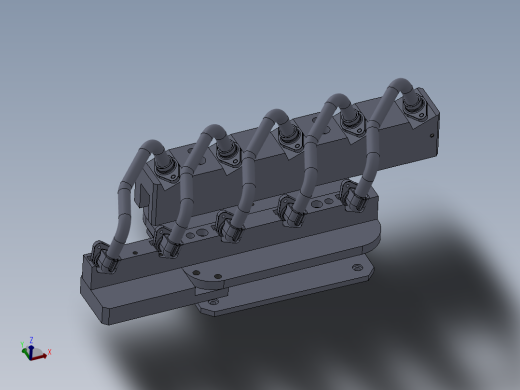 进气连接管组件测焊接工装