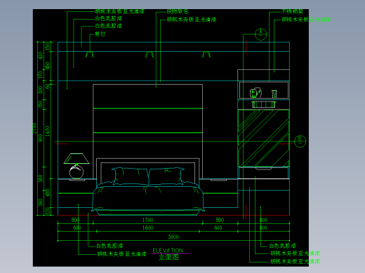 家装类CAD土块(二)-FH01080D