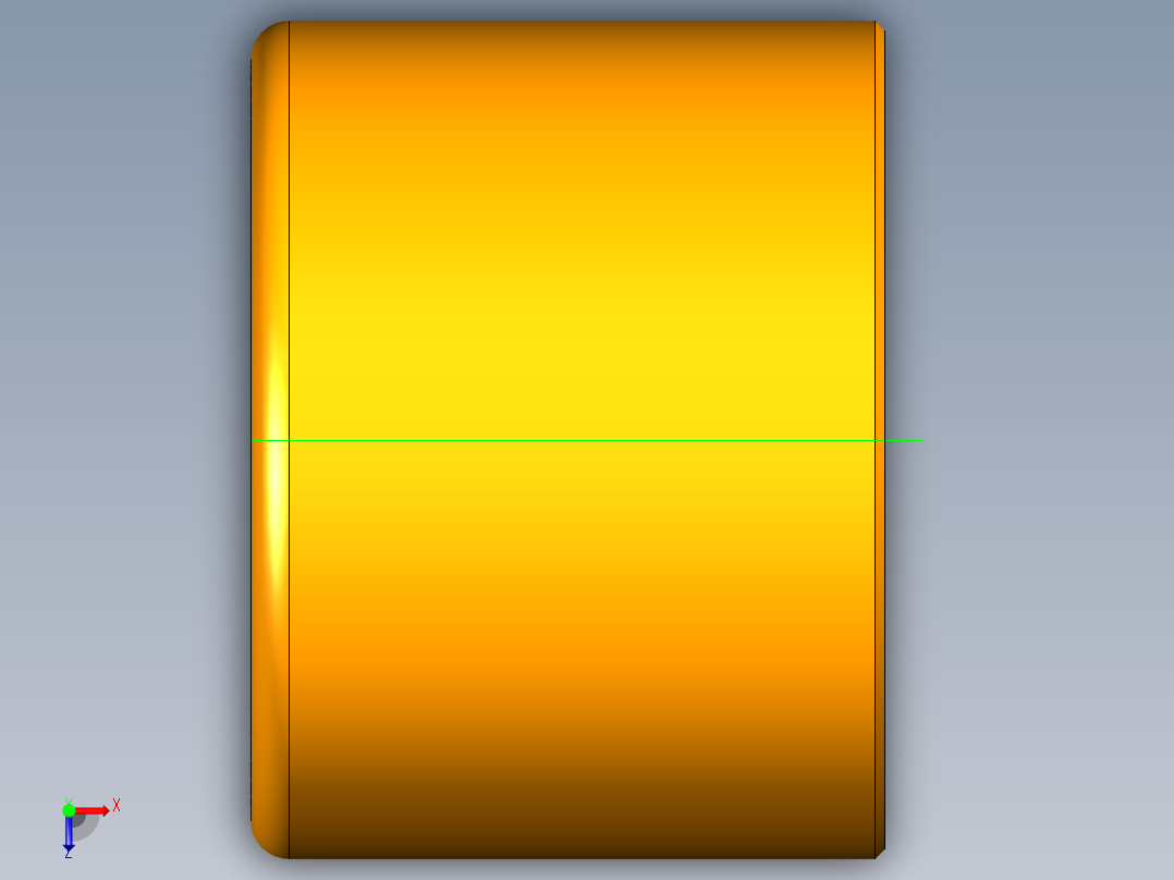 减震器装配俯视图