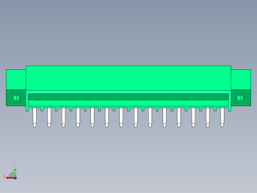 DEGSON 15EDG（公头） 3.5mm 螺钉锁紧，插拔式接线端子 FullPack-15EDGLM-3.5-14P-14-00AH后视缩略图