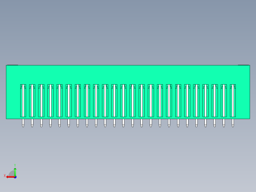 DEGSON 15EDG（公头） 3.81mm 螺钉锁紧，插拔式接线端子 FullPack-15EDGVTM-3.81-48P-14-00AH后视缩略图