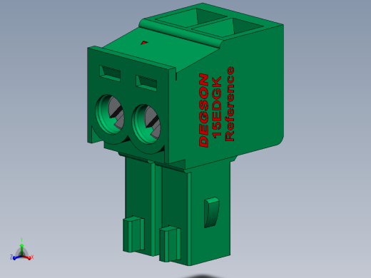 DEGSON 15EDG 系列 3.5mm 插拔式接线端子 FullPack-15EDGK-3.5-xxP-14-00AH