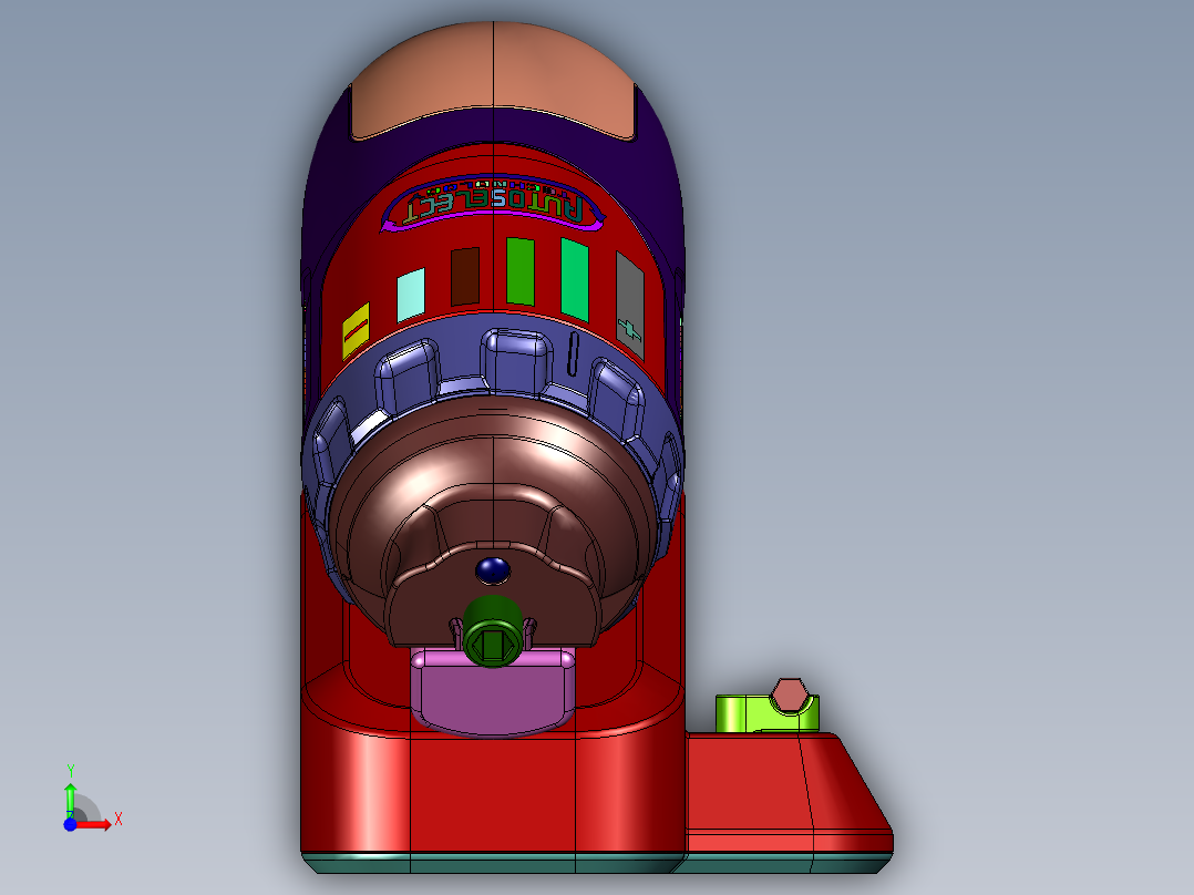 百得小巧型电动螺丝刀前视图