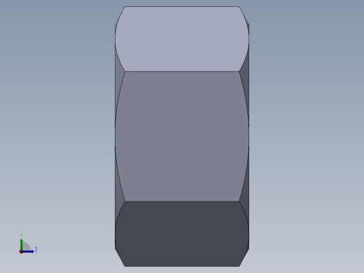 公制螺母-M24x3.SLDPRT左视缩略图