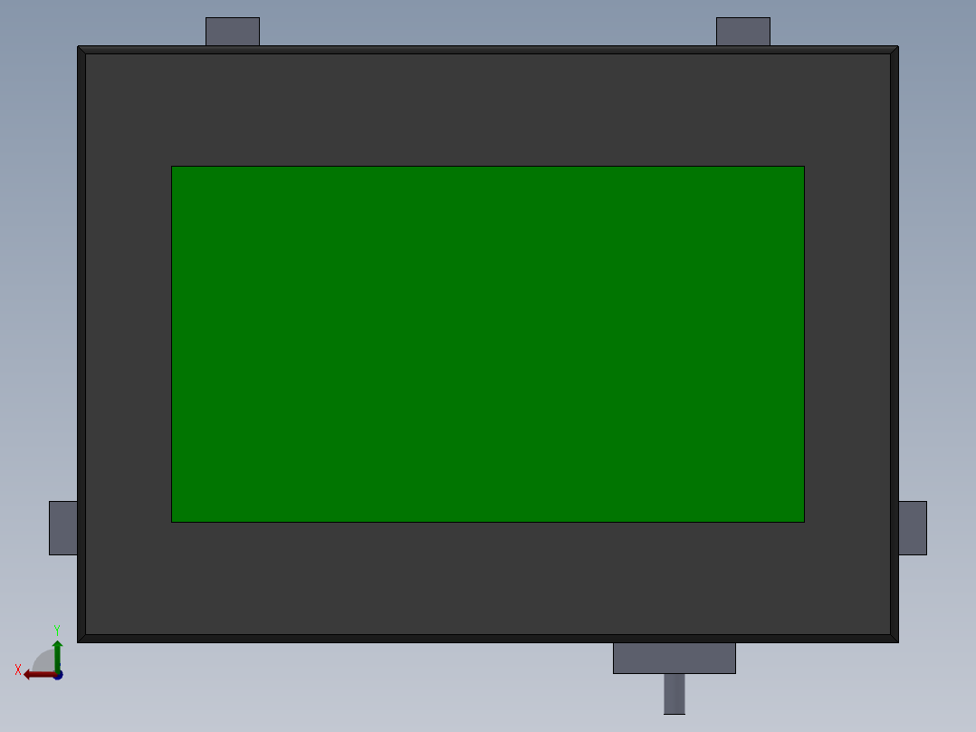 TK6070ik触摸屏后视图