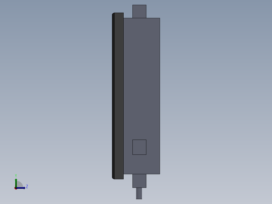 TK6070ik触摸屏左视图