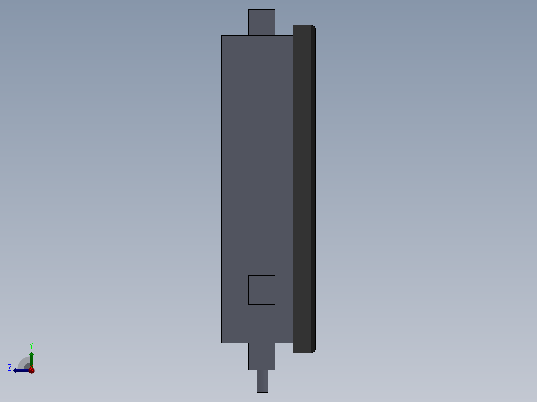 TK6070ik触摸屏右视图