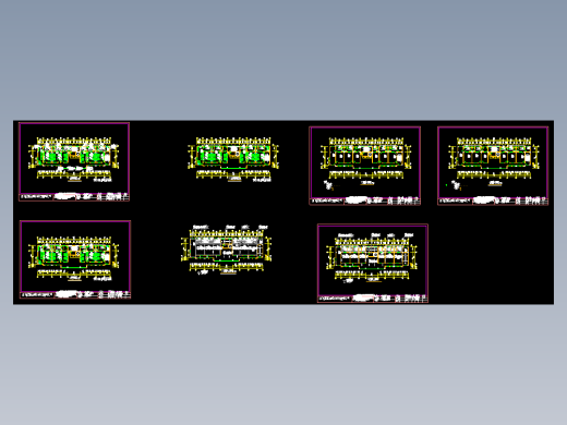 某地七层办公大楼装饰装修施工图CAD图纸
