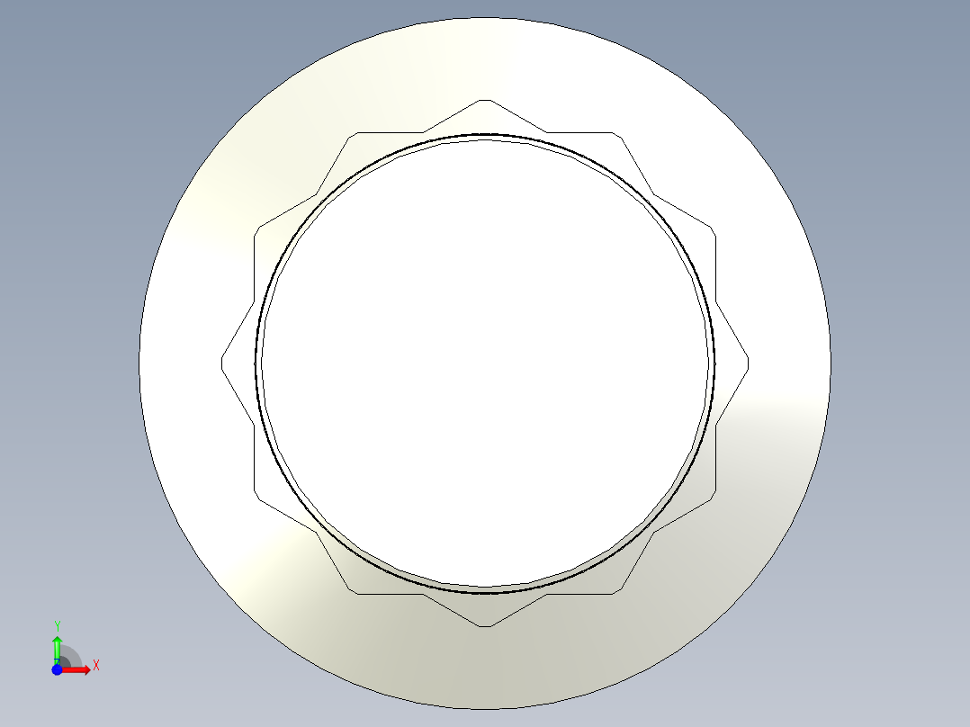 1-4in-20 1long 12-point screws.x_t前视图