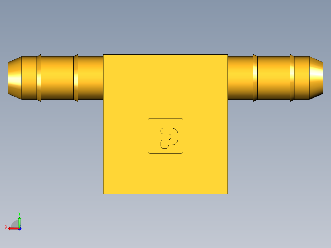 工业通用螺蚊管倒齿式工业硬管接头Female Branch Tee 237-4-2后视图